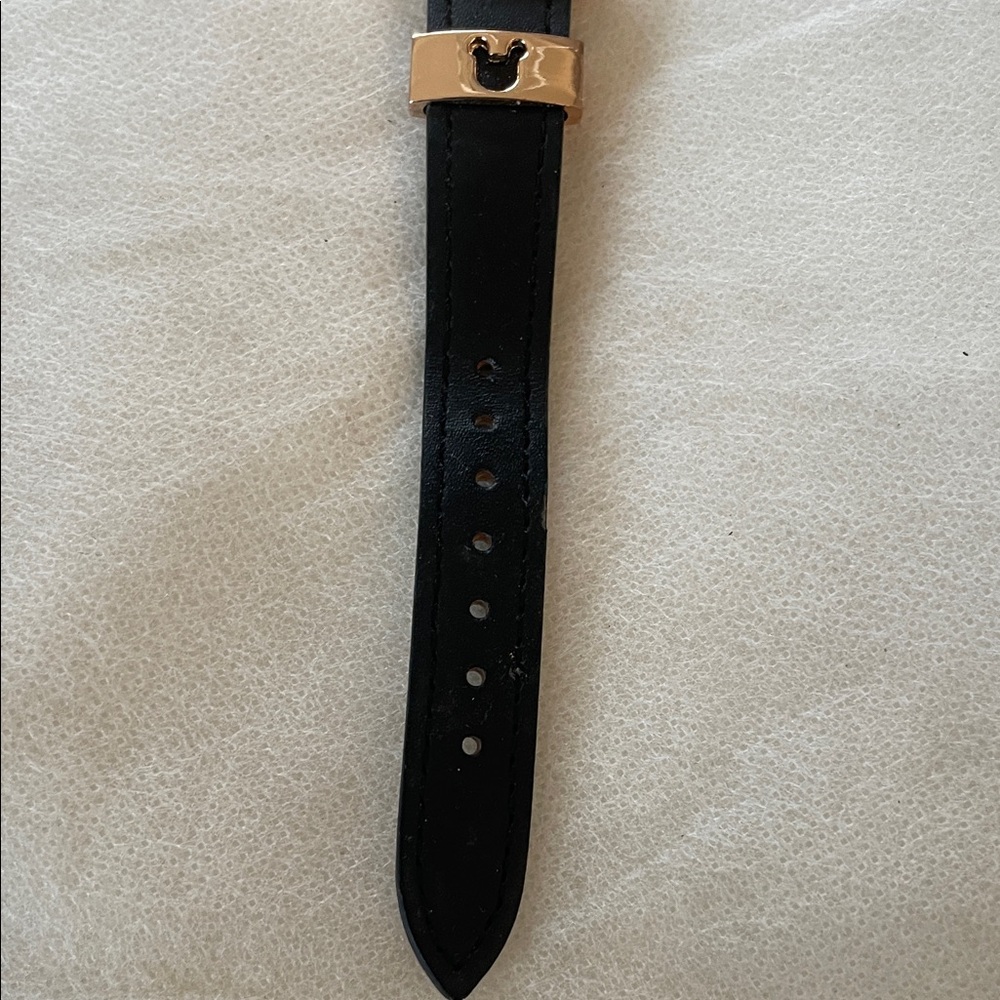 Minnie Mouse Black and Gold Watch - Picture 4 of 8